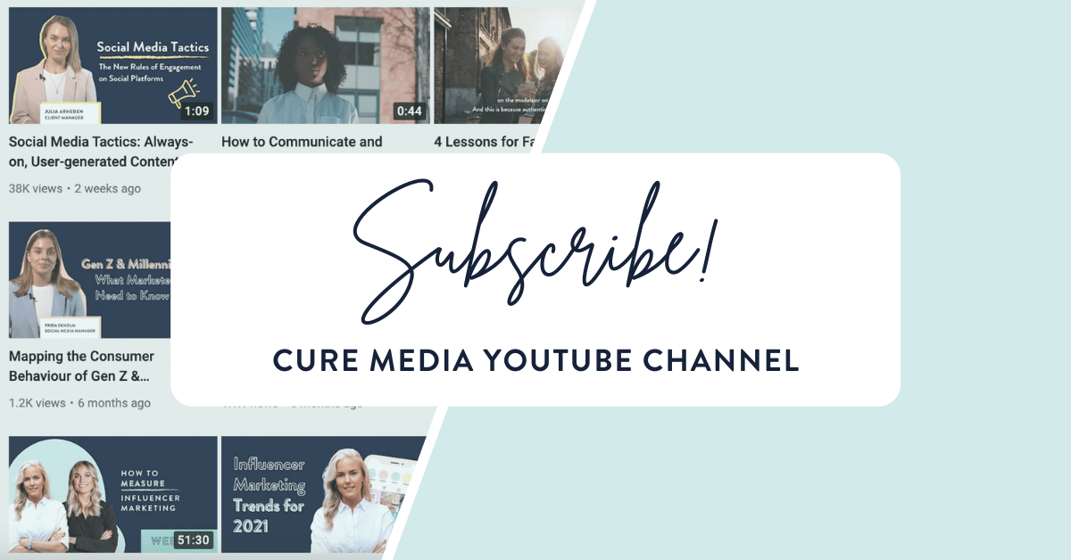 Subscribe Cure Media YouTube Channel